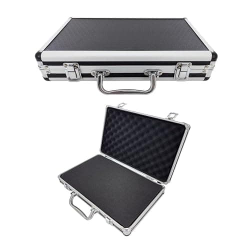 ROC Cases A001 Black & Silver Flight Case 345x205x65mm, Foam Insert Incl