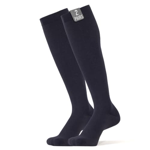 360 RELIEF Compression Socks for Women & Men, Flight Socks XXL Black