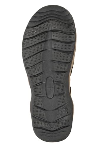 Mountain Warehouse Bay Reef Mens Shandals - Synthetic Upper Shoes, Neoprene Lining Sandals, Lightweight, Cushioned Foam Footwear - Spring Summer, Walking, Travel Brown 9 — view 6