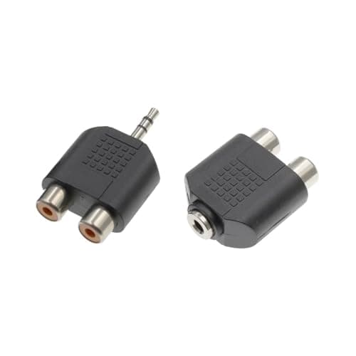 1PCS Female Socket Turn 3.5MM Stereo Plug Audio Adapter 6.3MM Stereo Plug To Socket 2 In 1 Stereo Connector(Lavender) — view 4