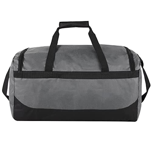 20 Inch, 40 Liter Duffel Bag for Men, Women, Teens – Travel Weekender Overnight Carry-on Shoulder Duffel Tote Bag (Grey) — view 5