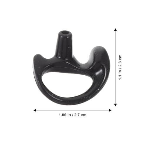 Lurrose 1 Pair Rubber Ear Inserts Ear Buds for Coil Tube Audio Kits Comfortable Wearing Suitable for Lightweight for Travel and Work — view 2