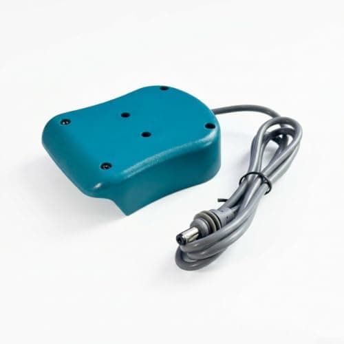 18W DC Power Adapter with 96cm Cables for 18V 20V MAX for lxt for battery, Compatible with BL1830 BL1840, Teal ABS Converter for Work Light Fan Tools(without USB blue) — view 5