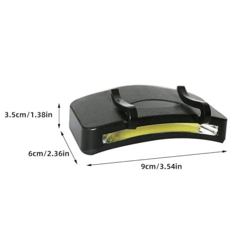 2pcs Waterproof Clip on Headlamp Black for Camping Hiking Halloween Season — view 2