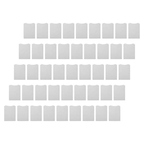 50pcs T-shirt Folding Board White Paper Insert