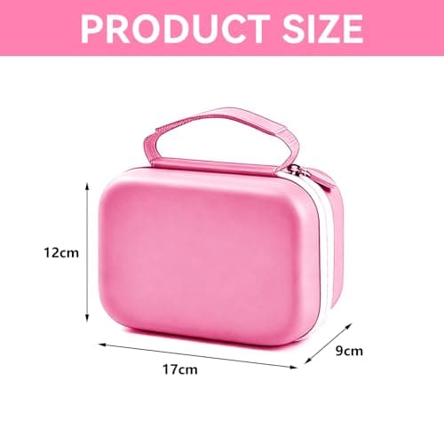 Kids Camera Case Compatible with ETIKEZ/Hangrui/HiMont/CalineGam/TIATUA/MYSTILUCK/Manttely/GREENKINDER/Manttely/Luoba/Gofunly/Seckton Kids Camera Instant Print,Prints Paper Storage Bag(COLOR:Pink) — view 2