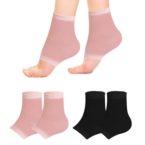 2Pairs Kids Ankle Support Brace Compression Socks Elastic Breathable