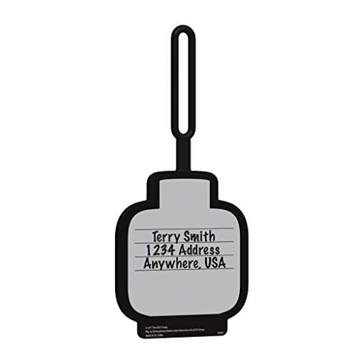 Lego Face Luggage Tag — view 4