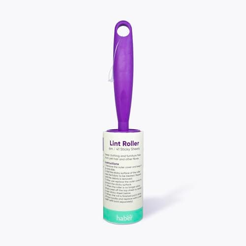 Haber Lint Roller, 8 Pack, Ideal for Clothes, Travel and Pets. Over 300 Sticky Sheets in Total. Multipack of 8 Lint Rollers. — view 2