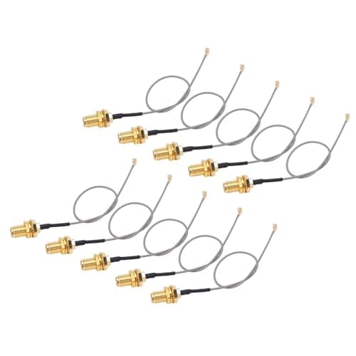 Klanata 10pcs Coaxial Adapter Cable, 50 Ohm RF Signal Extension Cables for Connecting GPS Systems, Receivers, Scanners, WiFi Hotspots, and Radio Devices — view 6