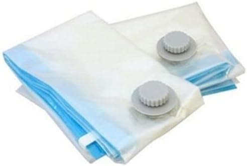 XL Jumbo Vacuum Seal Storage Bag - Space Saver Compression Bag | Strong Clothes Reusable Storage Seal Bags | Jumbo Clear Vacuum Zip Bag | Home Wardrobe Bedding Duvet Pillow & Travel Use [70cm x 100cm] — view 2