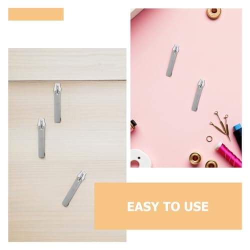 TOYANDONA 100pcs Metal Zipper Pull Replacement Detachable Luggage Suitcase Zipper Clasp Repair Tab Fixer for Travel Bag — view 3