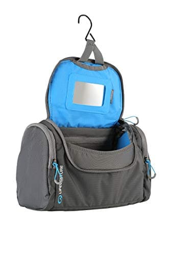 Lifeventure Wash Bag Holdall for Men & Women Water-Resistant Travel Hanging Wash Bag with Mirror and Dry/Wet Separation Pockets — view 4