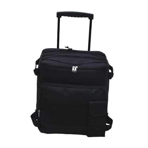 KIOALXZ Functional Portable Rolling Cooler With Features For Road Trips