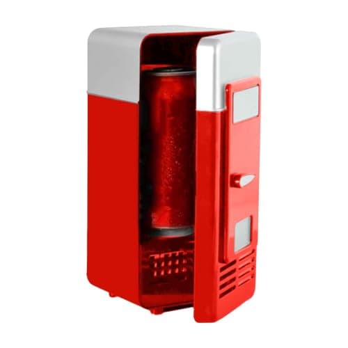 USB Fridge - Mini Drink Cooler, Portable Warmer Insulation For Dorm