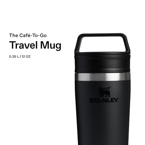 STANLEY 1913 Cafe to-Go Travel Mug 0.35L - Black — view 3