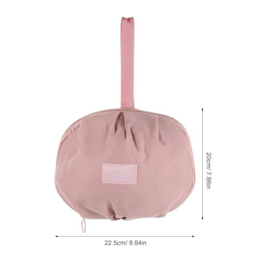 LIGIGWASH Underwear Packing Bag Pink Polyester with Ball-shaped Space-saving Design, Multi-compartment Organizer for Panties, Socks, and Bras, Smooth Silent Zipper, Stable Stacking, — view 2