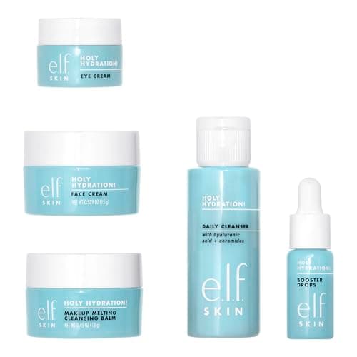 e.l.f. SKIN Hydrated Ever After Skincare Mini Kit, Cleanser, Makeup Remover, Moisturiser & Eye Cream For Hydrating Skin, Airplane-Friendly Sizes — view 4