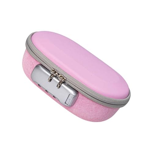 2 Compact Travel Security Case with Combination Protective for Valuables Privacy Defense Locks Box with Combination Locks