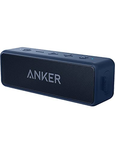 Anker soundcore 2 Portable Bluetooth Speaker, 12W Stereo, Navy Blue