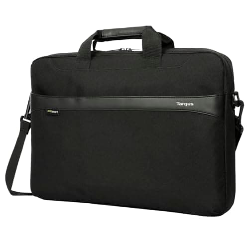Targus Laptop Case, Fits Laptop up to 14", GeoLite EcoSmart Advanced Topload Case, Lightweight, Durable and Water-resistant Fabric with Removable and Adjustable Shoulder Strap - Black — view 2