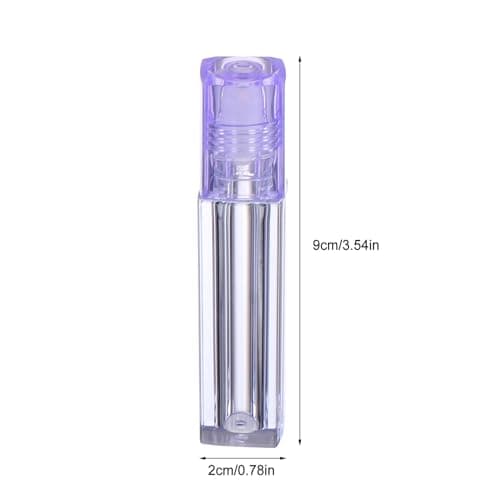 PRETYZOOM Plastic Roller Bottles 10 Pack Purple 6.5ml for Essential Oils — view 2