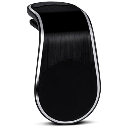 ONEFLOW Premium Magnetic Mobile Phone Holder Car Ventilation for All LeEco Mobile Phones Universal Mobile Phone Holder Car Compact Ultra Light and Safe Mobile Phone Holder for Car Magnetic, Black