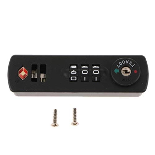 1PC Combination Lock,TSA007 Luggage Travel Lock & 3 Digit(Set Many Different Combinations) for Bag Case, Cloth/PC Box, Suitcase - Black — view 2