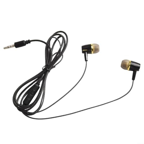 Portable Wired Earbuds 3.5mm for Travel Commute(white gold) — view 5