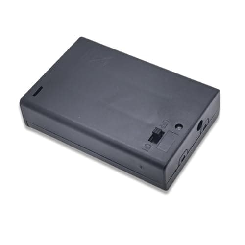 Secure 3x2A battery storage case, spill-proof terminals, compact design battery holder for stable power supply