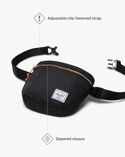 Herschel Unisex Settlement Hip Pack Black Standard - 2L — view 4