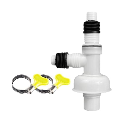 YIXANNX Universal Floor Drain Adapter Pipe Tee Adapter Wear-Resistant to Anti-Aging Fittings Universal Type Anti-Aging Odor, Style B