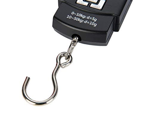 Hyindoor Portable Luggage Scale 50kg Electronic Digital Suitcase Travel Bag Hanging Weighing Scale — view 5