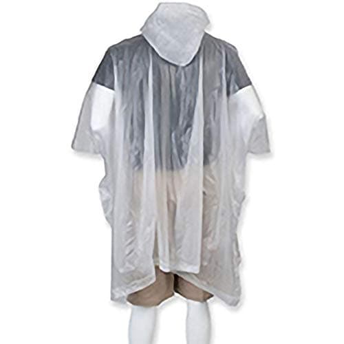 Splashmacs Unisex Adults Plastic Poncho / Rain Mac (One Size) (Red) — view 3
