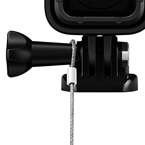 CKANDAY 20 Pack 6 Inch(15cm) Safety Stainless Steel Tethers with 4 Pcs Spring Snap Hook Clips, Steel Wire Cable with Loops Vinyl Cover Coated Short Rope Lanyard Lock Safety Tether Chains, Black — view 5