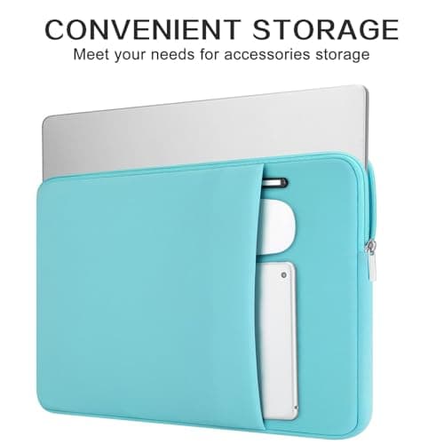 RAINYEAR Laptop Sleeve with Small Bag for 14" Notebook 15" Macbook Air M5 — view 2