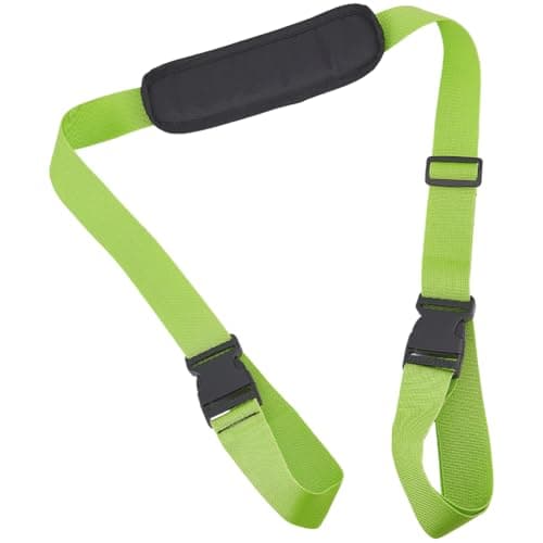 GORGECRAFT 100-189cm Shoulder Strap Replacement Universal Beach Chair Carrying Straps Scooter Adjustable Backpack Anti-Slip Shoulder Belt for Briefcase Laptop Messenger Crossbody Bag Luggage Green