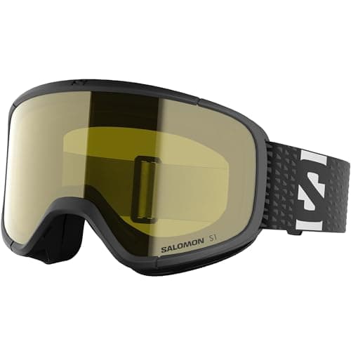 Salomon AKSIUM 2.0 ACCESS Goggles for Kids, Anti-Fog Ski Goggles for Trail Running and Outdoor Sports, Black/F.Yellow — view 2