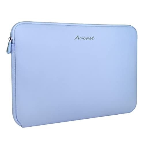 Aucase Laptop Case Sleeve 13.3 14 Inch, Thickest Lightest Water Resistant Neoprene Protective Laptop Bag for Men and Women, Compatible with MacBook 15.3''/ Air 15'' M3 M2, Chromebook