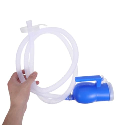 Blue Plastic Male Urinal Spill Proof Portable Pee Bottle — view 4