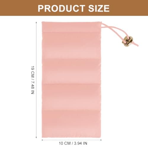 AOOSA Thermal Phone Pouch, Down Cotton Warm Mobile Phone Pouches, Pink — view 2