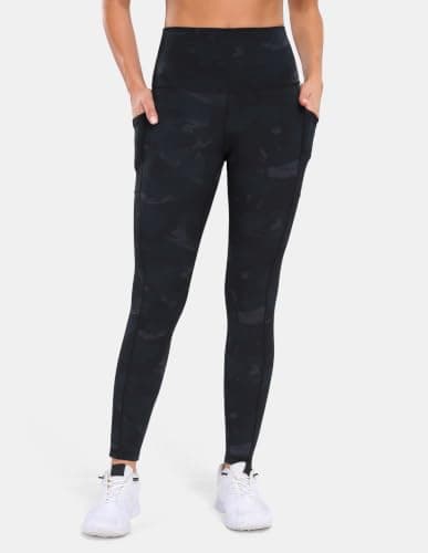 Colorfulkoala 7/8 Leggings with Pockets for Women 25" (L, Splinter Camo) — view 5