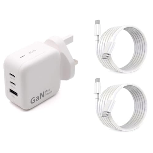 Multi Port 67W USB C Fast Charger Universal Power Adapter for Chromebooks, mac book pro, Lenovo,Dell,HP,ASUS,Acer,Nintendo Switch,IPHONE 15/16,IPAD,Smart Phones TYPE C Charging Block with 2x USB C