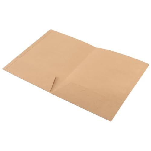 SEUNMUK 30 Pack A4 Kraft Paper File Folders with Dual Card Slot — view 4