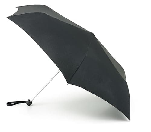 Fulton Miniflat 1 Black Unisex_adult Umbrella Black One Size