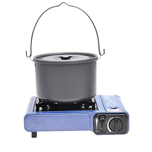 Camping Hanging Pot Cookware Picnic Campfire Large Lightweight Aluminum for 5-6 People Travel Hiking Outdoor — view 4
