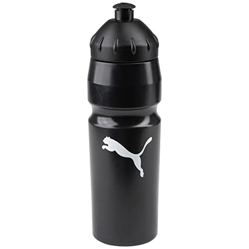 PUMA Unisex Adult 'New' Waterbottle Plastic 0, 75 l Bottle - black-white, UA