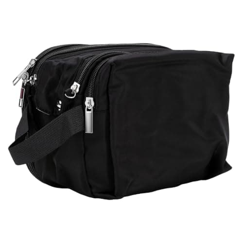 Annadue Travel Toiletry Organizer Bag for Men Women Cosmetic Pouch (Black) — view 2