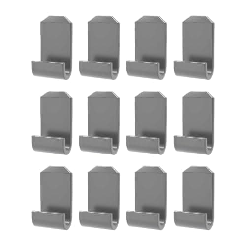 Cord Holder Clips ABS Cable Guides with Flat Mount, Grey
