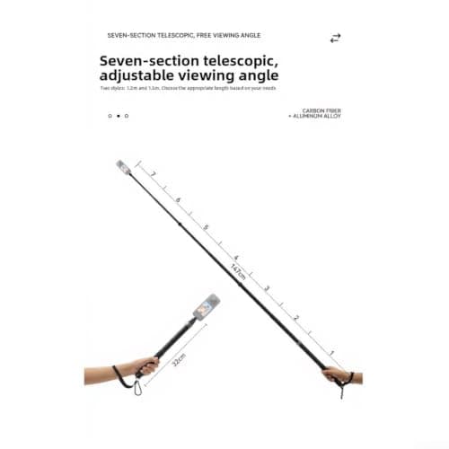 Extendable Selfie Pole 1.5m for Travel Vlogging(1.5m) — view 6